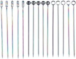Stainless Steel Cocktail Picks Martini Picks Set (Pack Of 15) -KitchenAid Shop 514wdYyWt8L. AC