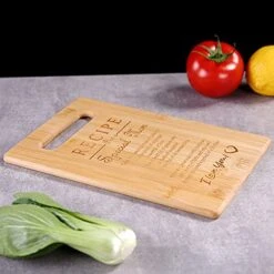 Unique Birthday Gifts For Mom Bamboo Cutting Board Engraved Kitchen Christmas Gifts(M5) -KitchenAid Shop 5150deUiczL