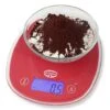 Dr. Oetker Scale Digital With Touchscreen 22x8 Cm In Red, 22 X 8 X 2 Cm, White