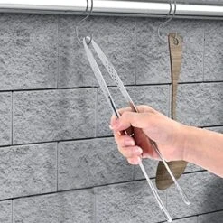 4 Pack 18/10(304) Stainless Steel Grill Tongs Korean Japanese Barbecue Tongs Kitchen Food Tongs Tweezers Cooking Clamp (9.5inch) -KitchenAid Shop 5157Ct7zu1L