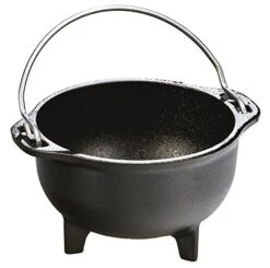 Lodge Country Kettle, Cast Iron, 1 Pint, Black