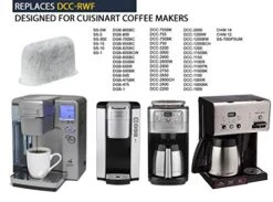 OLDTONE 12 Pack Water Filters For CUISINART Coffee Maker Activated Charcoal Filter Water Replacement Charcoal Water Filters For CUISINART Coffee Machines Cartridges Replace CUISINART DCC-RWF -KitchenAid Shop 515KJ9QD81L