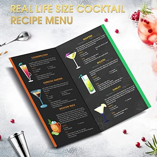 Mixology Bartender Kit With Bamboo Stand And Japanese Jigger | 25-Piece Bar Set Profesional Stainless Steel Bar Tools | Boston Cocktail Shaker Set | Recipe Menu | Barware Present 3 Mixology Bartender Kit With Bamboo Stand And Japanese Jigger | 25-Piece Bar Set Profesional Stainless Steel Bar Tools | Boston Cocktail Shaker Set | Recipe Menu | Barware Present