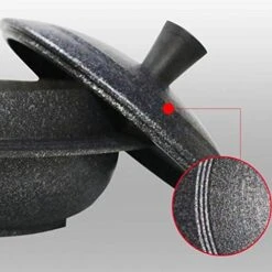 IH Induction Korean Traditional Iron Pot Rice Gamasot Ceramic Cauldron 7.7"(20cm) Made In Korea -KitchenAid Shop 515MBBa73IL