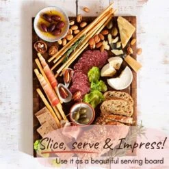 Extra Large End Grain Butcher Block Cutting Board [2" Thick] Made Of Teak Wood And Conditioned With Beeswax, Linseed & Lemon Oil. 24" X 18" By Ziruma -KitchenAid Shop 515QdNX7bpL