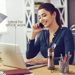 Travel French Press Coffee Maker | Portable Insulated Coffee Press With Plunger For Travel, Commuting And Outdoors | Borosilicate Glass Cup For Proper Coffee To Go! (15 Oz)… -KitchenAid Shop 515YMM2CfzL