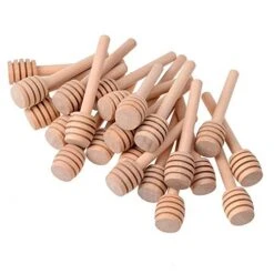 ® 24 Pack Of Mini 3 Inch Wood Honey Dipper Sticks, Server For Honey Jar Dispense Drizzle Honey, Wedding Party Favors 12 ® 24 Pack Of Mini 3 Inch Wood Honey Dipper Sticks, Server For Honey Jar Dispense Drizzle Honey, Wedding Party Favors -KitchenAid Shop 515pgwzNv5L