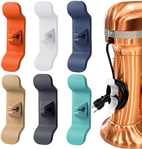 Cord Organizer For Appliances Adhesive, 6 Pack Cord Wrapper Cord Holder Cord Winder Cable Organizer Used For Wire Organizers, Small Appliances Cord Organizer Stick On Kitchen Utensils, Kitchen Home Aid Accessories For Mixer, Blender, Coffee Maker, Pressure Cooker And Air Fryer 8 Cord Organizer For Appliances Adhesive, 6 Pack Cord Wrapper Cord Holder Cord Winder Cable Organizer Used For Wire Organizers, Small Appliances Cord Organizer Stick On Kitchen Utensils, Kitchen Home Aid Accessories For Mixer, Blender, Coffee Maker, Pressure Cooker And Air Fryer - Image 6