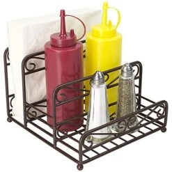 NH44467 Bronze Salt & Pepper With Napkin