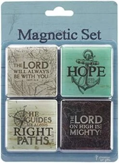 Vintage Refrigerator Magnets | Retro Blessings W/Bible Verses| Inspirational Fridge Magnet Set/4 -KitchenAid Shop 516 x4g3dzL. AC