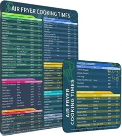 Air Fryer Accessories Cook Times,Air Fryer Magnetic Cheat Sheet Set,Air Fryer Chart Magnet Sheet- Quick Reference Guide For Cooking And Frying (Air Fryer Accessories) -KitchenAid Shop 51655W0vRDL. AC