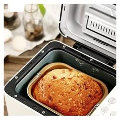 Bread Maker Multifunctional Mixing Fermentation Breakfast Toast Kneading Machine Ice Cream Maker Toaster (Color : White, Size : E) -KitchenAid Shop 516FyreubGL