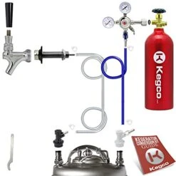 EBSHCK-5T Kegerator Kit, 1 Faucet With Tank, Standard