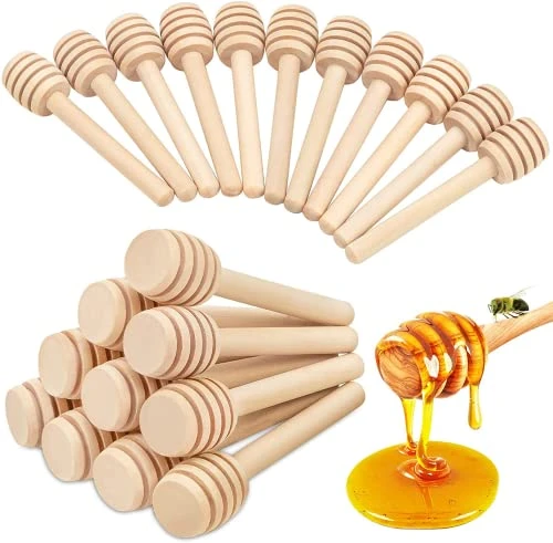 Honey Dipper Sticks, 30 PCS Mini Wood Honey Dipper , 3 Inch Server For Honey Jar Dispense And Wedding Party Gift Drizzle Honey 4 Honey Dipper Sticks, 30 PCS Mini Wood Honey Dipper , 3 Inch Server For Honey Jar Dispense And Wedding Party Gift Drizzle Honey - Image 2
