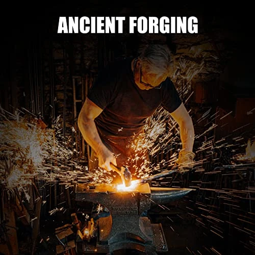 HandForged Meat Cleaver Knife Heavy Duty, 6.7 Inches Full Tang Sharp Serbian Chef Knife, High Carbon Steel Cutting Knife With Leather Sheath For Kitchen Camping BBQ 7 HandForged Meat Cleaver Knife Heavy Duty, 6.7 Inches Full Tang Sharp Serbian Chef Knife, High Carbon Steel Cutting Knife With Leather Sheath For Kitchen Camping BBQ - Image 5