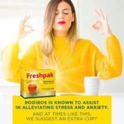 Reshpak Pure Rooibos Tea 80 Tagless Bags, Pure Premium Rooibos And No Rooibos Infusion, New Packaging (2 X Pack) 12 Reshpak Pure Rooibos Tea 80 Tagless Bags, Pure Premium Rooibos And No Rooibos Infusion, New Packaging (2 X Pack) -KitchenAid Shop 516h7CBhpAL