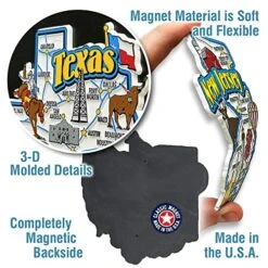 Ka Jumbo State Magnet By Classic Magnets, Collectible Souvenirs Made In The USA -KitchenAid Shop 516i5lUxsFL 1