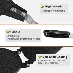 6.7 Inches Double Side Waffle Maker Egg Waffle Maker Cake Maker Ice Cream Cone Maker Nonstick Egg Roll Pan For Home Kitchen Restaurant And Others -KitchenAid Shop 516lUFvrnxL