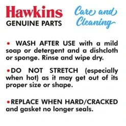 Awkins A10-09 Gasket Sealing Ring For Pressure Cookers, 2 To 4-Liter, Black -KitchenAid Shop 516lnlld0pL