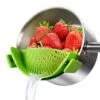 Clip On Strainer, Silicone Snap Strainer Fits Most Pots, Pans And Bowls, Heat Resistant Clip On Colander Kitchen Gadgets For Pasta, Spaghetti, Ground Beef Grease 2 Clip On Strainer, Silicone Snap Strainer Fits Most Pots, Pans And Bowls, Heat Resistant Clip On Colander Kitchen Gadgets For Pasta, Spaghetti, Ground Beef Grease -KitchenAid Shop 516qlfNGawL