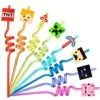 24Pcs Miner Craft Birthday Party Supplies Reusable Drinking Straws,8 Designs Pixel Themed Party Favors With 2 Cleaning Brush MWXG -KitchenAid Shop 516xuNwXedL
