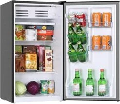 3.1 CU' Min Refrigerator, Compact Refrigerator, Small Refrigerator With Freezer, Black (FR 310 BK) 24 3.1 CU' Min Refrigerator, Compact Refrigerator, Small Refrigerator With Freezer, Black (FR 310 BK) -KitchenAid Shop 517CpJDDSiL. AC