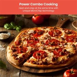 1.1 Cubic Foot Capacity Black Microwave Perfect For Home Kitchen Cooking Food Warming, 1800W, With Crisper New -KitchenAid Shop 517JFXjwasL