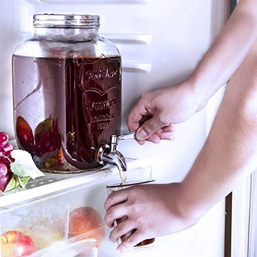 Cold Brew Coffee Maker 1 Gallon, Cold Brew Coffee Kit With Stainless Steel Spigot,Cold Brew Dispenser With Extra Thick Glass Carafe, Gallon Large Cold Brew Maker For Coffee Or Tea 5 Cold Brew Coffee Maker 1 Gallon, Cold Brew Coffee Kit With Stainless Steel Spigot,Cold Brew Dispenser With Extra Thick Glass Carafe, Gallon Large Cold Brew Maker For Coffee Or Tea - Image 3