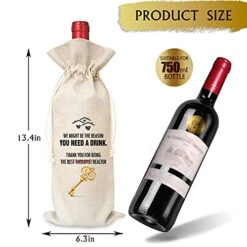 Realtor Wine Bag,Realtor Gift（1 Pc）, Realtor Gift Ideas, Closing Gift, Closing Gift Real Estate, Thank You Gift Ideas - J04 -KitchenAid Shop 517htkbf1CS