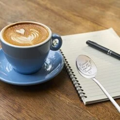 Friends Like You Make Life Sweet - Best Friend Gifts For Women, Unique Coffee Spoons, Engraved Stainless Steel Ice Cream Spoons, Best Gifts For Birthday/Christmas/Anniversary/Graduation -KitchenAid Shop 517yc1q0jkL