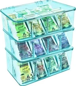 Utopia Home (3 Pack) Tea Bag Organizer - Stackable Tea Bag Storage Organizer With Clear Top Lid- Tea Bag Holder For Counter Tops, Kitchen Cabinets, Pantry, Sweeteners (Clear) 29 Utopia Home (3 Pack) Tea Bag Organizer - Stackable Tea Bag Storage Organizer With Clear Top Lid- Tea Bag Holder For Counter Tops, Kitchen Cabinets, Pantry, Sweeteners (Clear) -KitchenAid Shop 518 qLoinbL. AC