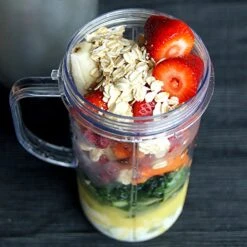 Tall 22oz Replacement Part Cup Mug With Handle Compatible With 250w Magic Bullet On-The-Go Mug -KitchenAid Shop 51807qO2ZyL