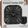 IAbler Instant Vortex Air Fryer Replacement Tray, Air Fryer Grill Plate For Instant Vortex 6 Qt Crisper Plate 6 Quart Accessories Mesh Cooking Rack NonStick 2 IAbler Instant Vortex Air Fryer Replacement Tray, Air Fryer Grill Plate For Instant Vortex 6 Qt Crisper Plate 6 Quart Accessories Mesh Cooking Rack NonStick -KitchenAid Shop 518DLCDZvmL