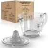Glass Measuring 2-Cup With Lemon And Lime Juicer (2, Clear), Hand Juicer, Liquid Measuring Cups Manual Juicer, 2 Cup Measuring Cup, Ounce Measuring Cup, Citrus Reamer, Lemon Juicer Manual -KitchenAid Shop 518MK3IiNbL