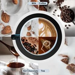 Ug Warmer For Coffee And Tea, Midgod Electric Beverage Warmers For Travel, Office Home Desk Use, Smart Thermostat Coaster Keep Coffee, Beverage, Milk, Tea And Hot Chocolate Warm (White) -KitchenAid Shop 518Pej6Dh1L