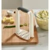 Joseph Joseph Easy-Mash Plastic Potato Masher Ergonomic With Non-Slip Grip And Pan-Scraping Edges Dishwasher Safe, One-size, White -KitchenAid Shop 518QkzpW2xL