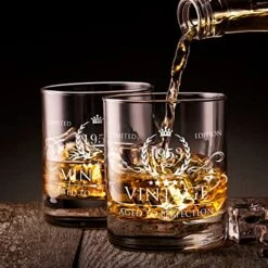 70th Birthday Gifts For Men Whiskey Glass- 70th Birthday Decorations For Men, Party Supplies - 70th Bday Gifts Ideas For Him, Dad, Husband, Friends - 11oz -KitchenAid Shop 518RFV6qG3L