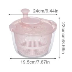 Salad Spinner 5L Multiuse Lettuce Spinner Collapsible Spinning Colander Vegetable Dryer Fruit Washer Vegetable Colanders Strainers Draining System For Household Kitchen 12 Salad Spinner 5L Multiuse Lettuce Spinner Collapsible Spinning Colander Vegetable Dryer Fruit Washer Vegetable Colanders Strainers Draining System For Household Kitchen -KitchenAid Shop 518WZ9KetAL