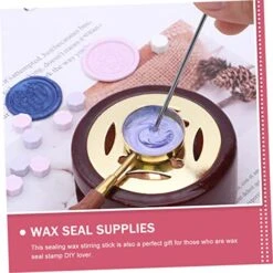 8 Pcs Lacquer Mixing Spoon Coffee Mixer Wand Coffee Tools Coffee Stirrers Stamp Wax Stirring Rod Cocktail Stirrer Coffee Stir Stick Wax Stirrer Stirring Spoons Tool Wax Seal Tool