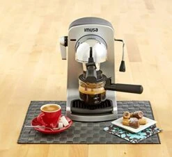 USA GAU-18215 4 Cup Bistro Electric Espresso/Cappuccino Maker With Carafe, Silver -KitchenAid Shop 518XHg9Ac0L