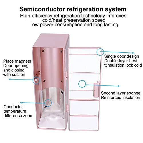 Mini Refrigerator - Portable Mini Fridge With 1.2m USB Cable & Silicone Pad, Compact Fridge For Home, Bedroom, Dorm, Office, Car 7 Mini Refrigerator - Portable Mini Fridge With 1.2m USB Cable & Silicone Pad, Compact Fridge For Home, Bedroom, Dorm, Office, Car - Image 5