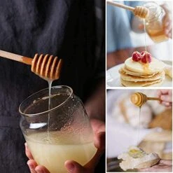 Wood Honey Dipper Sticks - Searea 100Pcs 3Inch Wooden Honey Dipper Stick Wooden Syrup Dippers Honeycomb Sticks Perfect For Drizzling Honey,Maple Syrup,Chocolate, Caramel,Honey Spoons 13 Wood Honey Dipper Sticks - Searea 100Pcs 3Inch Wooden Honey Dipper Stick Wooden Syrup Dippers Honeycomb Sticks Perfect For Drizzling Honey,Maple Syrup,Chocolate, Caramel,Honey Spoons -KitchenAid Shop 518dK02vRoL