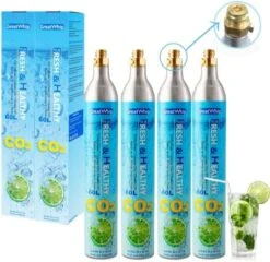 60L CO2 Cylinder For Sodastream, Exchange Carbonator Compatible With SodaMaker Appliances, Set Of 2 -KitchenAid Shop 518eSdVZchL. AC