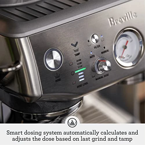 Breville Barista Express® Impress Espresso Machine, 2 Liters, Brushed Stainless Steel, BES876BSS 7 Breville Barista Express® Impress Espresso Machine, 2 Liters, Brushed Stainless Steel, BES876BSS - Image 5