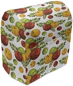 Ambesonne Green Stand Mixer Cover, Retro Style Themed Pattern With Little White Polka Dots Pastel, Kitchen Appliance Organizer Bag Cover With Pockets, 6-8 Quarts, Mint Green White -KitchenAid Shop 518i6lXFyzL. AC