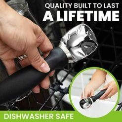 Ice Cream Scoop With Comfortable Handle, Black 12 Ice Cream Scoop With Comfortable Handle, Black -KitchenAid Shop 518izxxMgvL