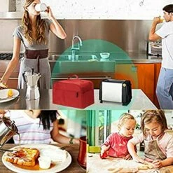 Wo/Four Slice Toaster Cover With Pocket,Kitchen Bakeware Protector,Universal Cotton Linen Dusproof Washable Kitchen Toaster Cover 18 Wo/Four Slice Toaster Cover With Pocket,Kitchen Bakeware Protector,Universal Cotton Linen Dusproof Washable Kitchen Toaster Cover -KitchenAid Shop 518r55XAOTL