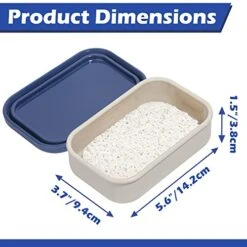 Travel Soap Container, Leak Proof Soap Travel Case With Lid, Shatterproof And Slip Resistant Silicone Soap Holder With Draining Layer, Portable Bar Soap Container For Bathroom, Traveling -KitchenAid Shop 5190BEuAt4L