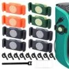 8 Pack Cord Organizer For Appliances, Cord Hider Holder Kit, Self Adhesive Cord Hold Cord Organizer For Mixer, Coffee Maker Etc. Keep Your Kitchen Appliances Cord Tidy (Blue & Green & Orange)