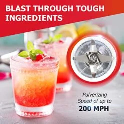 Ueller DuraBlend, 10-Speed 3.0hp Professional Series Blender - Pulse Mode And Ice Crushing Powerful Motor, Smoothie Blender, 74 Oz, 6 Stainless Steel Blades, Blend, Chop, Grind, With Smoothie Bottle 8 Ueller DuraBlend, 10-Speed 3.0hp Professional Series Blender - Pulse Mode And Ice Crushing Powerful Motor, Smoothie Blender, 74 Oz, 6 Stainless Steel Blades, Blend, Chop, Grind, With Smoothie Bottle -KitchenAid Shop 519C1lip4vL